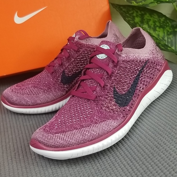 nike free rn flyknit 2018 women's raspberry